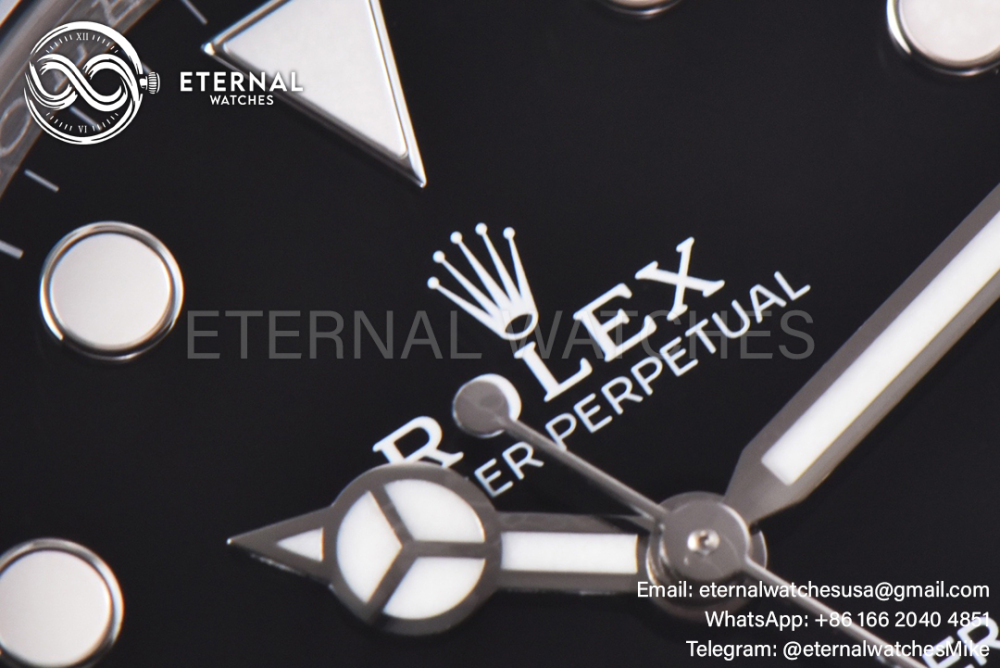 ROLEX - SUPER CLONE Submariner 124060LN 41mm No Date SS/SS Black Dial Clean SH3230