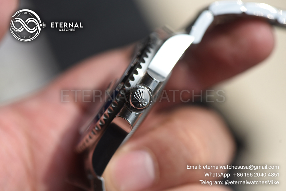 ROLEX - SUPER CLONE GMT Master II 126710 Batman 40mm Oyster SS/SS Black Dial Clean DD3285