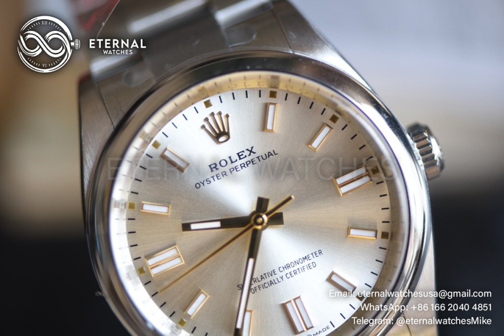 ROLEX - SUPER CLONE Oyster Perpetual 124300 41mm SS/SS Silver Dial Clean VS3230