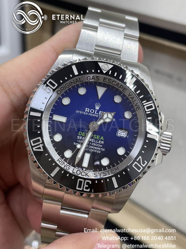 ROLEX - Sea Dweller DeepSea 126660 44mm SS/SS Blue/Black C+ 3235