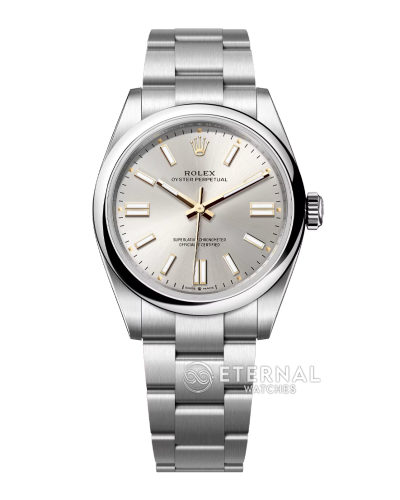 ROLEX - SUPER CLONE Oyster Perpetual 124300 41mm SS/SS Silver Dial Clean VS3230