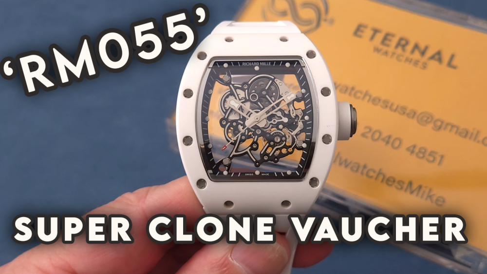 RICHARD MILLE - VAUCHER SUPER CLONE RM055 Bubba Watson White Ceramic