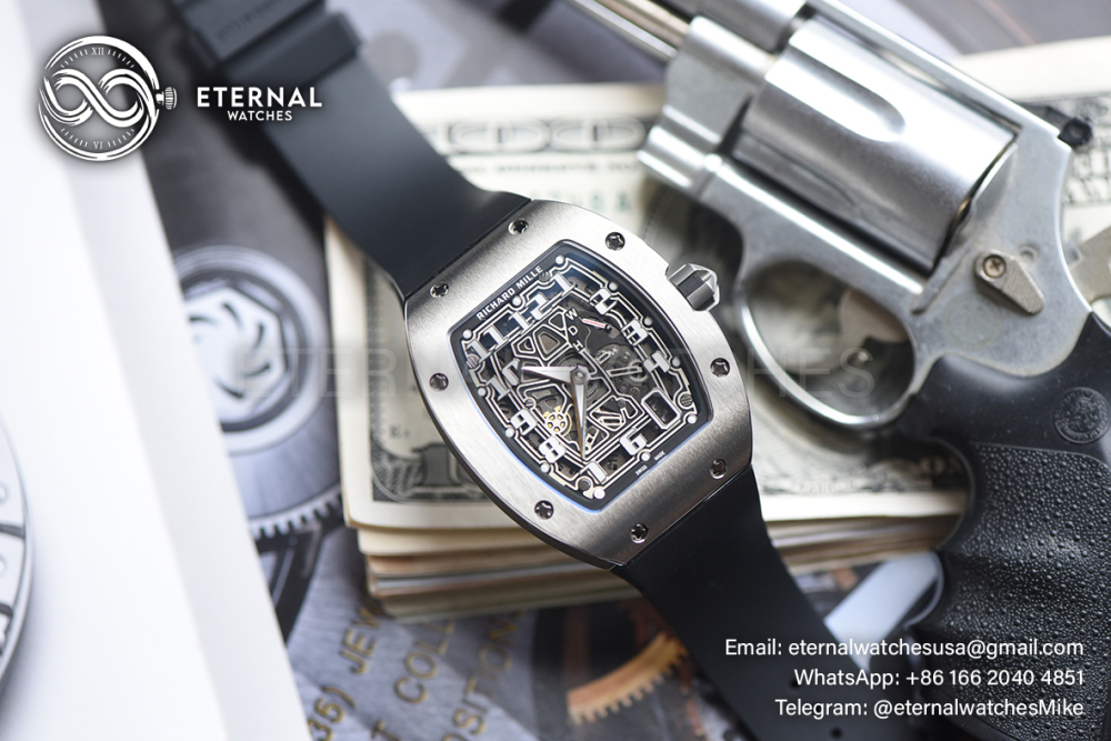 RICHARD MILLE - SUPER CLONE RM67-01 Titanium Automatic Winding Extra Flat (Upgraded)