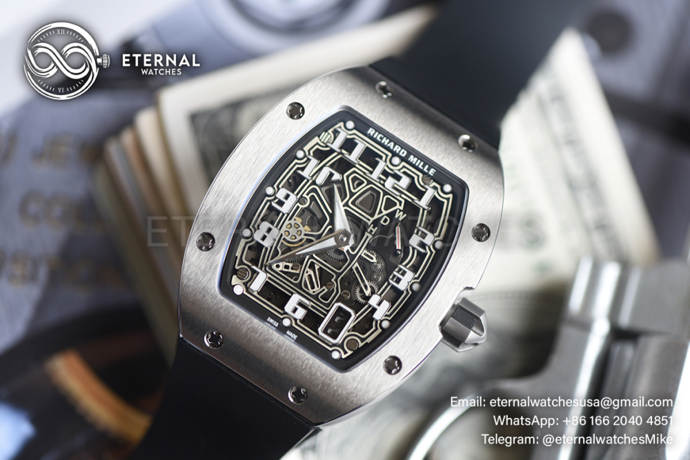 RICHARD MILLE - SUPER CLONE RM67-01 Titanium Automatic Winding Extra Flat (Upgraded)