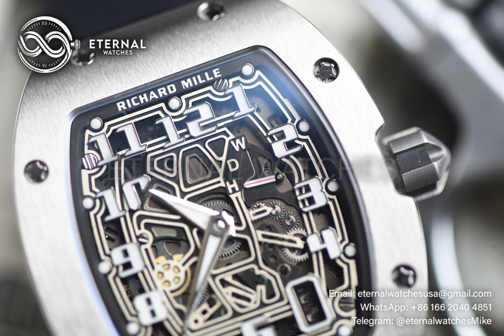 RICHARD MILLE - SUPER CLONE RM67-01 Titanium Automatic Winding Extra Flat (Upgraded)