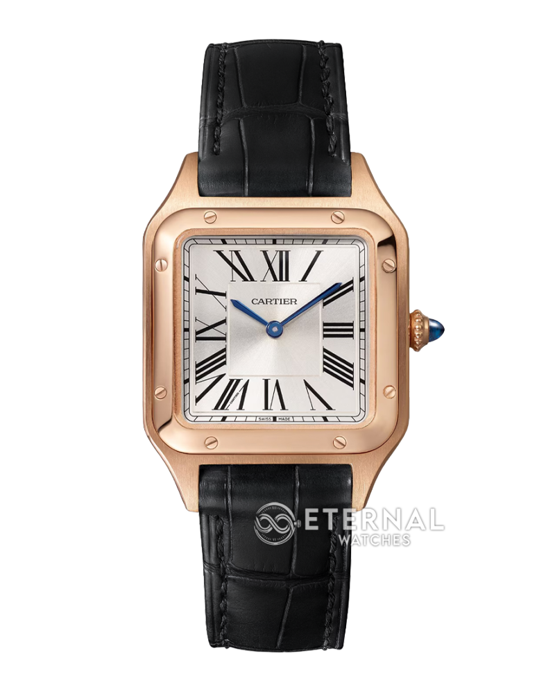 CARTIER - Santos Dumont 31mm RG/LE White F1 Swiss Quartz