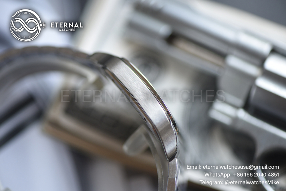 CARTIER - SUPER CLONE Santos De Cartier 40mm Grey Bezel SS/SS Skeleton Dial RICHF 9611MC