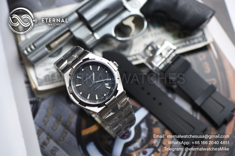 VACHERON CONSTANTIN - Overseas 47040 42mm SS/SS Black Dial PPF A1226