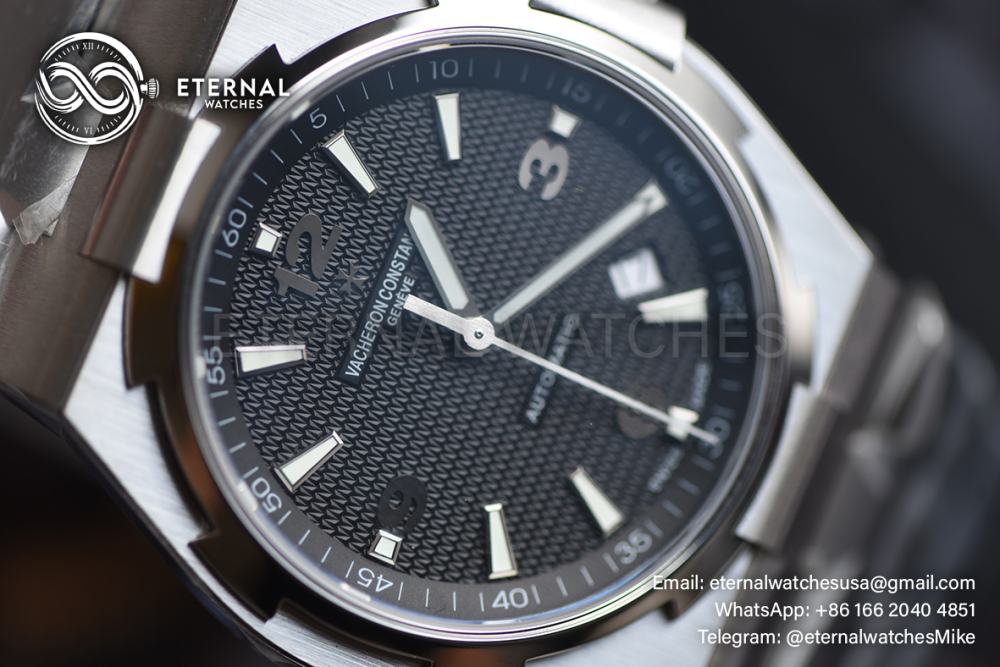 VACHERON CONSTANTIN - Overseas 47040 42mm SS/SS Black Dial PPF A1226