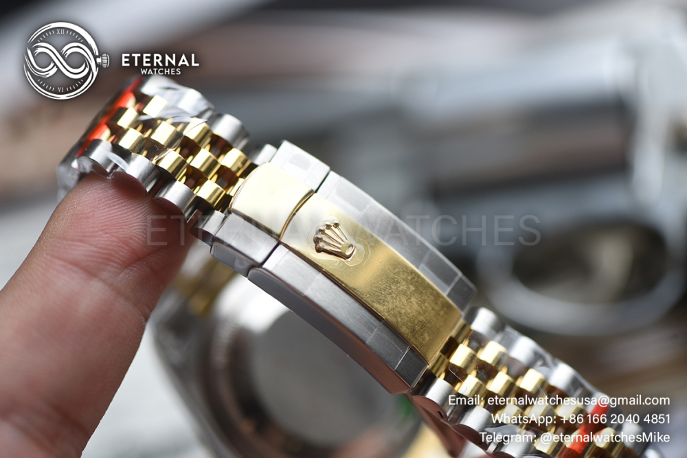 ROLEX - SUPER CLONE Datejust 126233 36mm Jubilee YG/SS MOP/Dia VSF DD3235