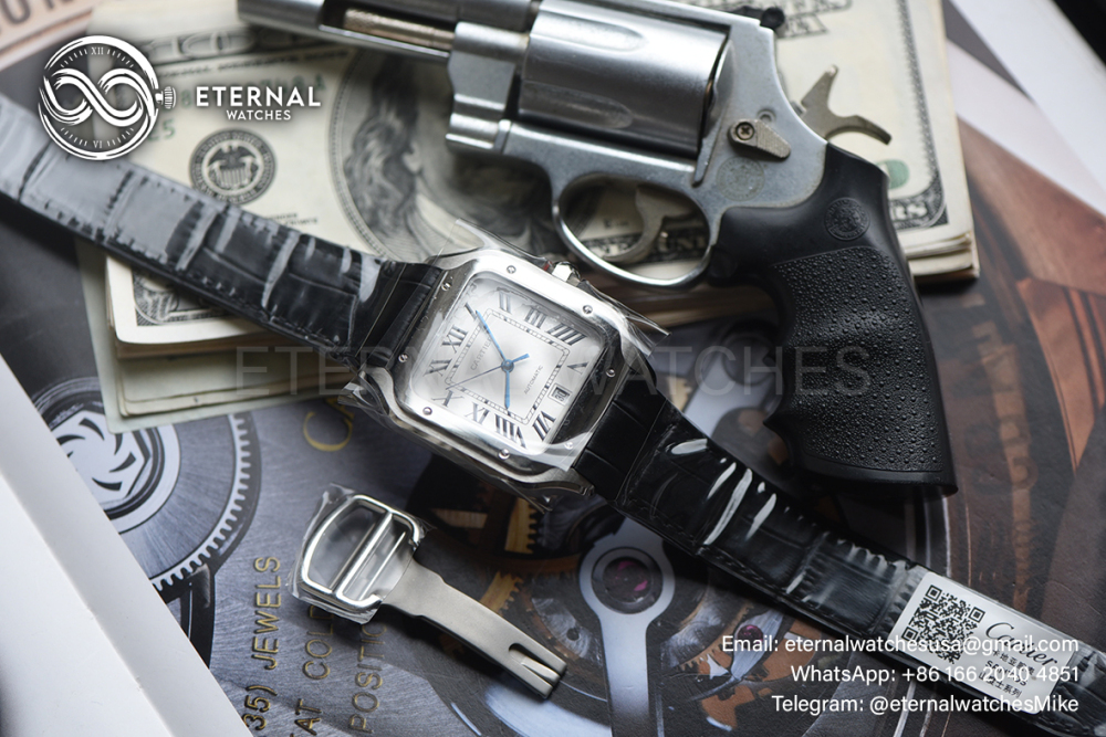 CARTIER - Santos De Cartier 35mm SS/LE White Dial BVF SH9015