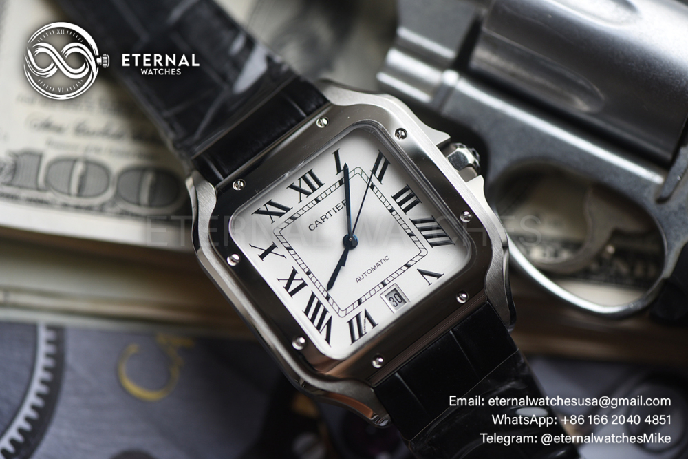 CARTIER - Santos De Cartier 35mm SS/LE White Dial BVF SH9015