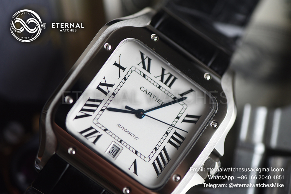 CARTIER - Santos De Cartier 35mm SS/LE White Dial BVF SH9015