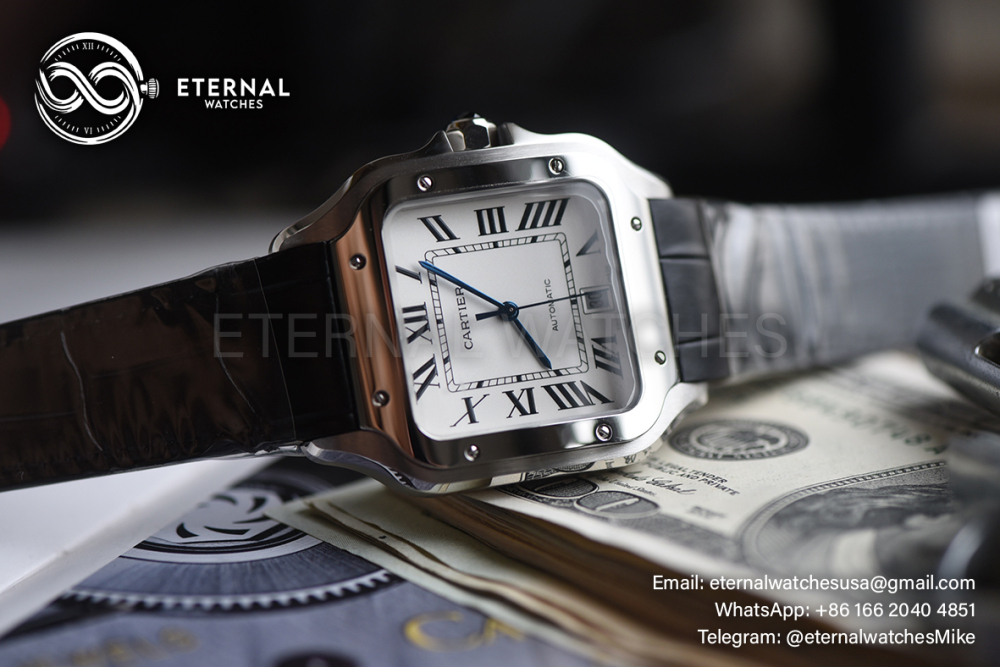 CARTIER - Santos De Cartier 35mm SS/LE White Dial BVF SH9015