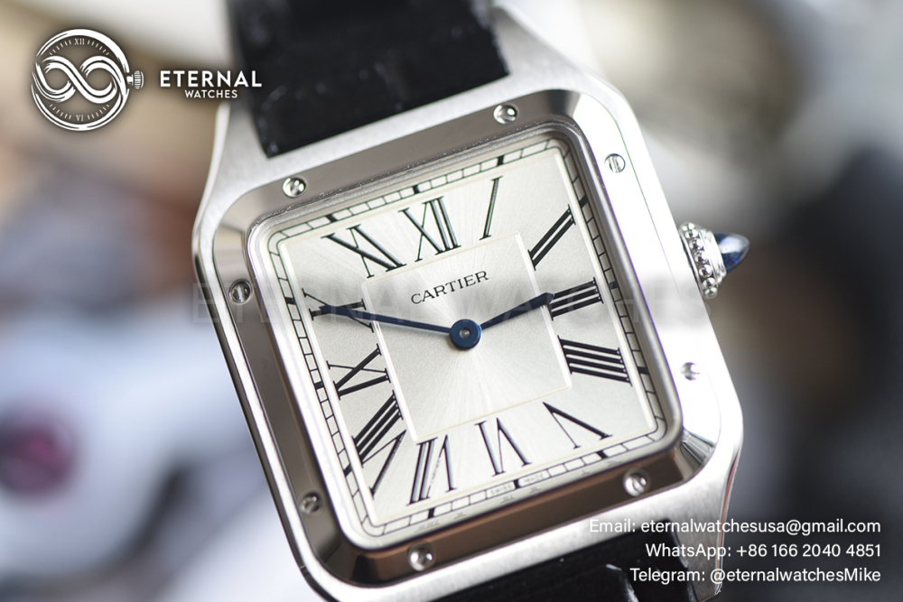 CARTIER - Santos Dumont 31mm SS/LE White F1 Swiss Quartz