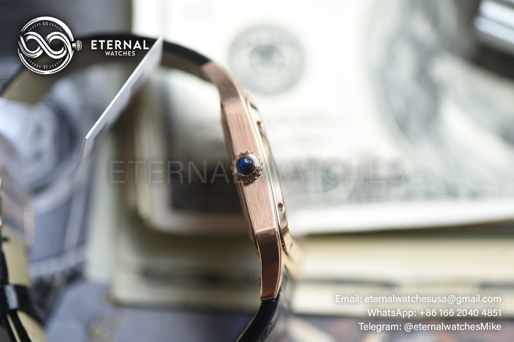 CARTIER - Santos Dumont 31mm RG/LE White F1 Swiss Quartz