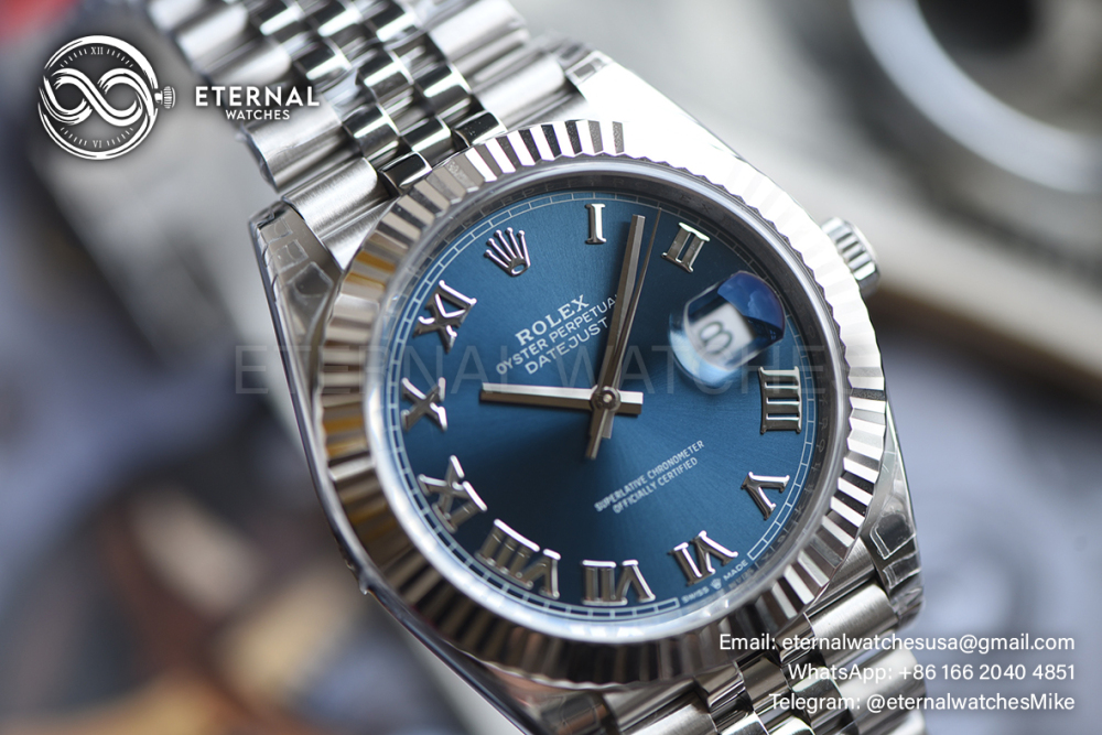 ROLEX - SUPER CLONE DateJust 126334 41mm SS/RMN Blue Dial V2 VSF 3235