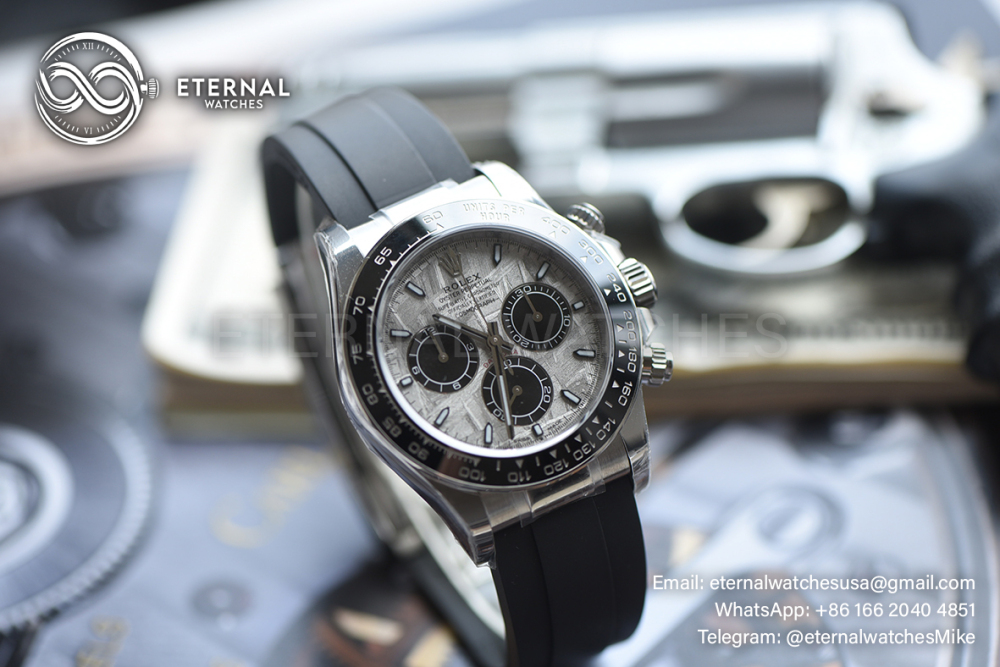 ROLEX - SUPER CLONE Daytona 126519 40mm SS/RU Meteorite/Stk Dial ARF DD4131