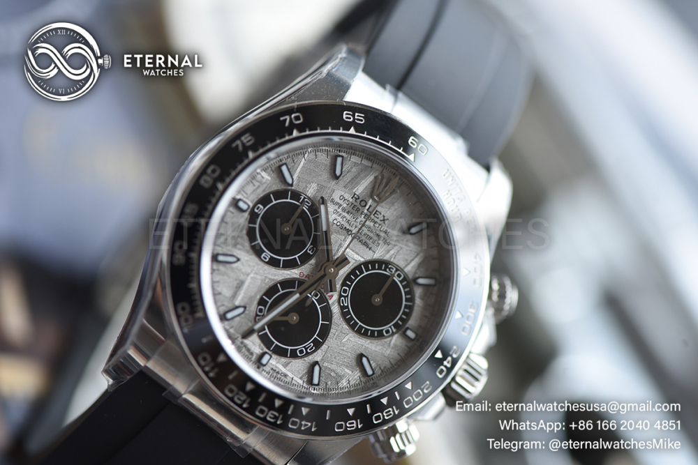 ROLEX - SUPER CLONE Daytona 126519 40mm SS/RU Meteorite/Stk Dial ARF DD4131