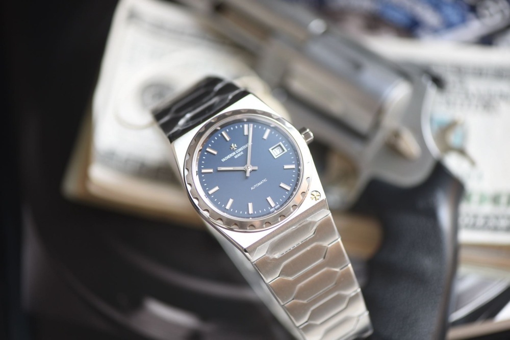 VACHERON CONSTANTIN - Historiques 222 4200H/222A 37mm SS/SS Blue Dial PPF A2455