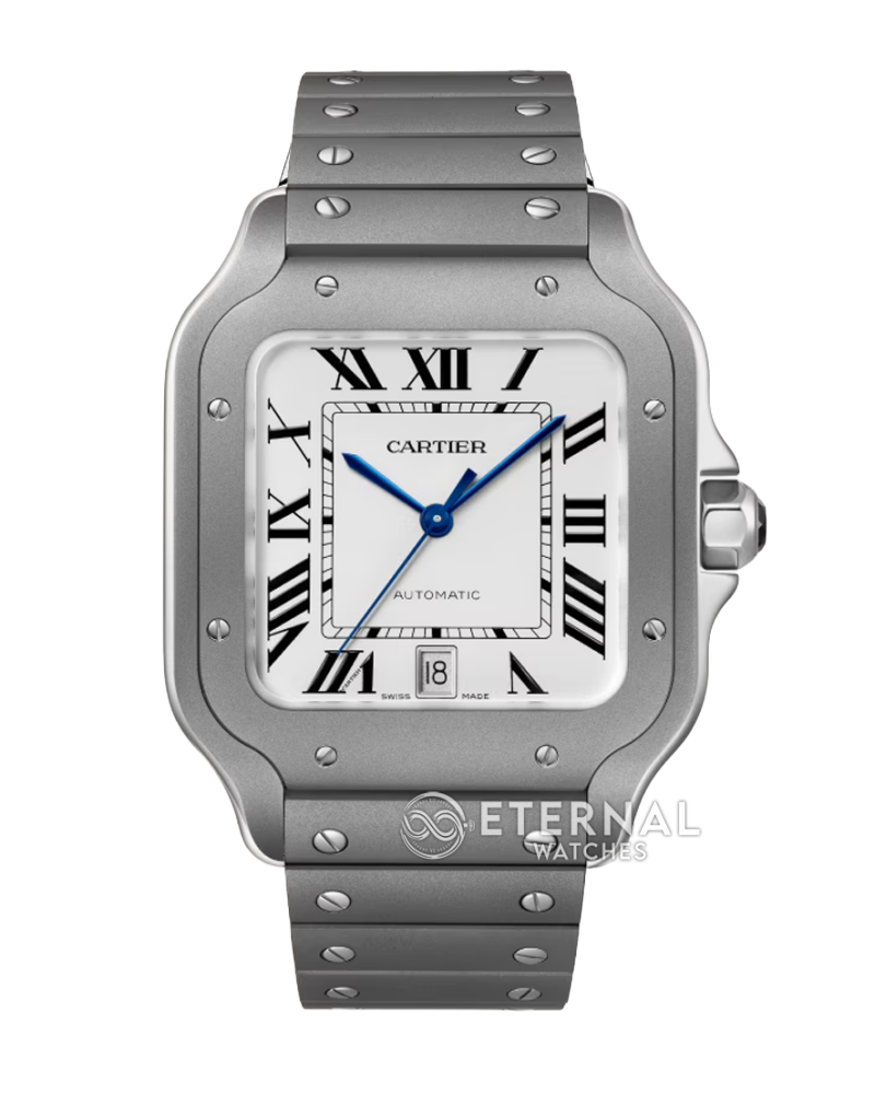 CARTIER - Santos De Cartier 40mm XL TI/TI Blue Dial BVF MY9015