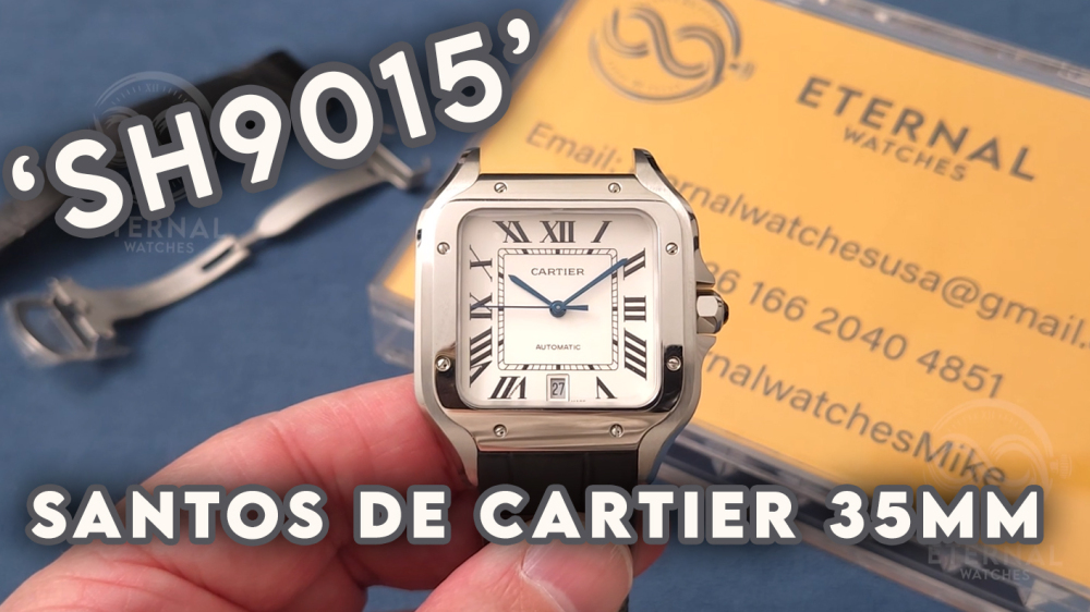 CARTIER - Santos De Cartier 35mm SS/LE White Dial BVF SH9015