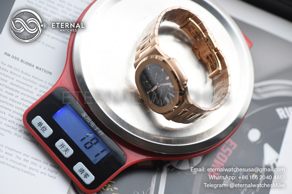 PATEK PHILIPPE - ETERNAL WATCHES ULTRA MOD Nautilus 5712 SOLID 18K ROSE GOLD
