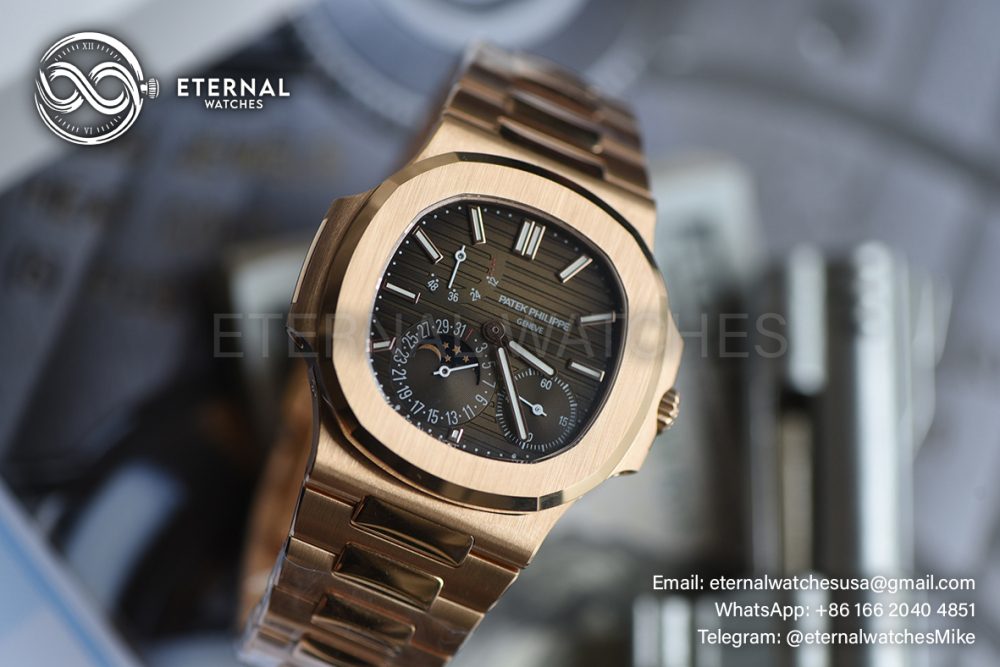 PATEK PHILIPPE - ETERNAL WATCHES ULTRA MOD Nautilus 5712 SOLID 18K ROSE GOLD