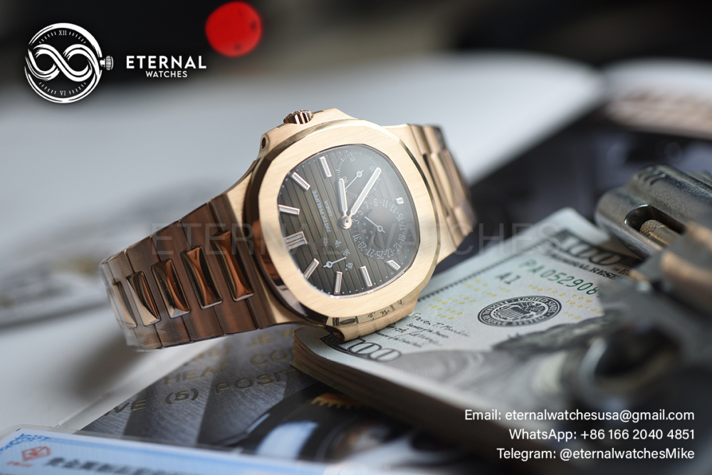 PATEK PHILIPPE - ETERNAL WATCHES ULTRA MOD Nautilus 5712 SOLID 18K ROSE GOLD