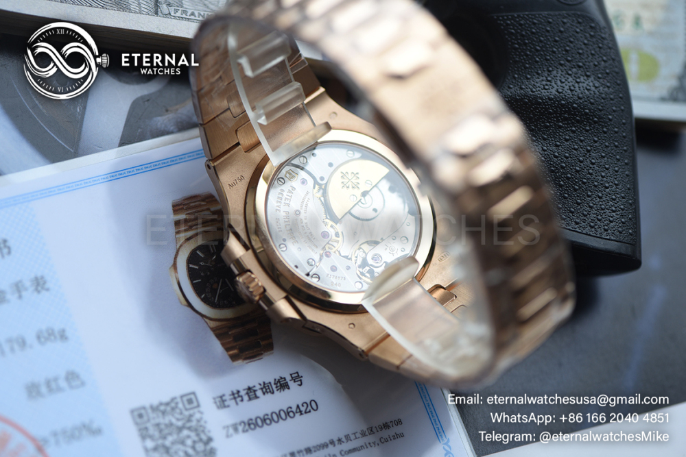 PATEK PHILIPPE - ETERNAL WATCHES ULTRA MOD Nautilus 5712 SOLID 18K ROSE GOLD
