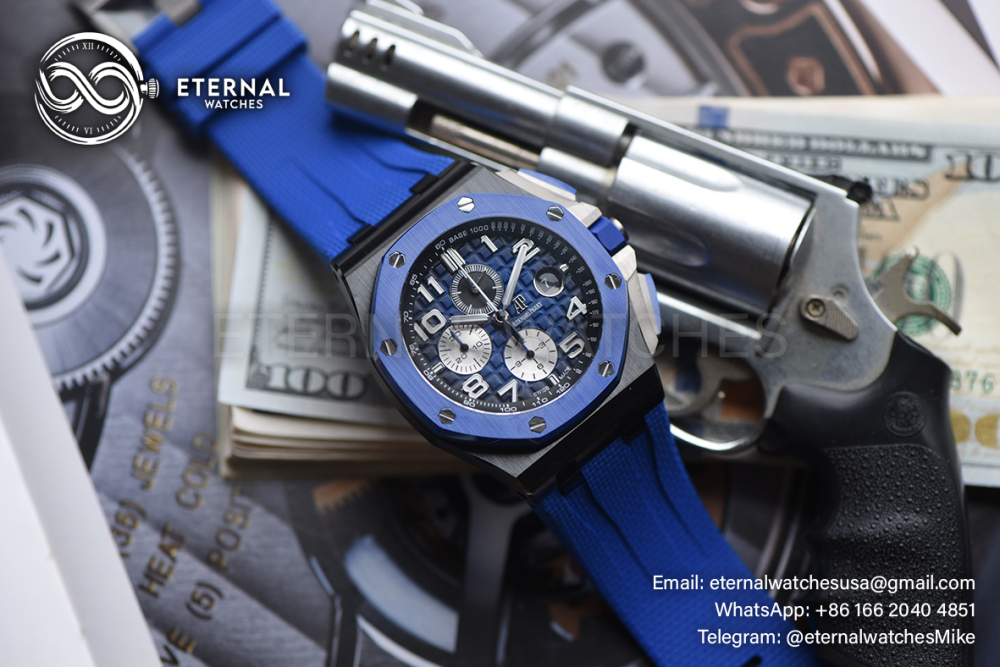 AUDEMARS PIGUET - Royal Oak Offshore 2020 44mm Ceramic/RU Blue Dial RSF A3126