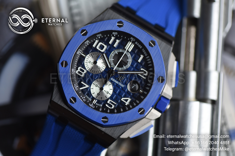 AUDEMARS PIGUET - Royal Oak Offshore 2020 44mm Ceramic/RU Blue Dial RSF A3126