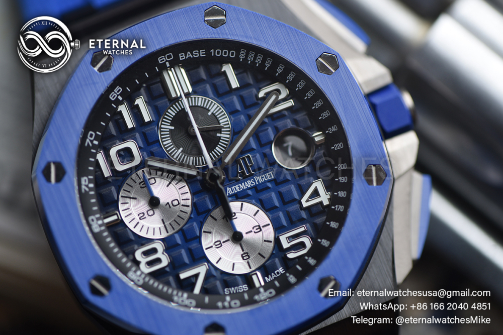 AUDEMARS PIGUET - Royal Oak Offshore 2020 44mm Ceramic/RU Blue Dial RSF A3126