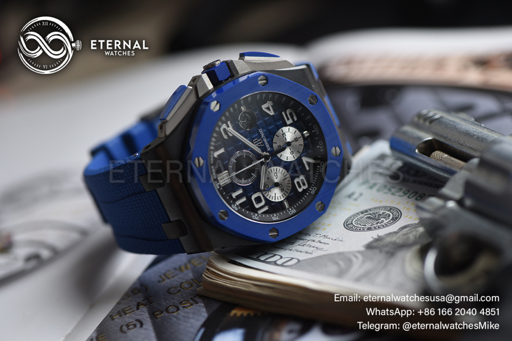 AUDEMARS PIGUET - Royal Oak Offshore 2020 44mm Ceramic/RU Blue Dial RSF A3126