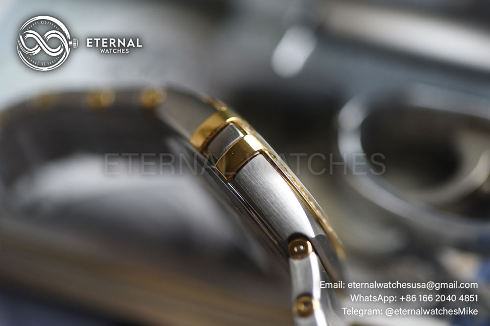 OMEGA - SUPER CLONE Constellation 28mm Diamond SS/RG MOP/Dia SSSF Swiss Qtz