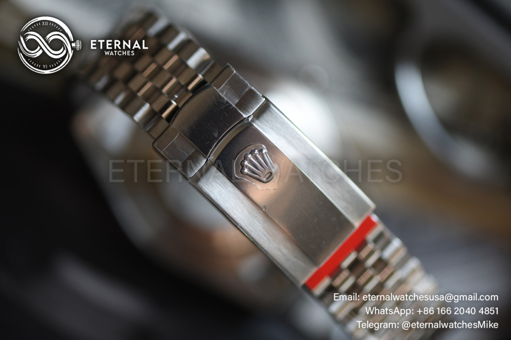 ROLEX - SUPER CLONE DateJust 126334 41mm SS/SS Grey/Diamond V2 VSF 3235