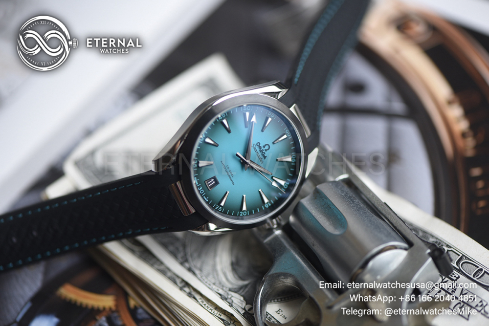 OMEGA - SUPER CLONE Aqua Terra 150m 2025 41mm RU/SS Turquoise Dial VSF A8900