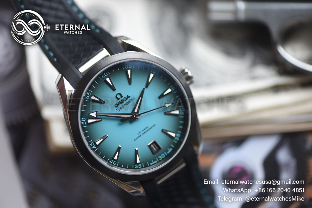 OMEGA - SUPER CLONE Aqua Terra 150m 2025 41mm RU/SS Turquoise Dial VSF A8900
