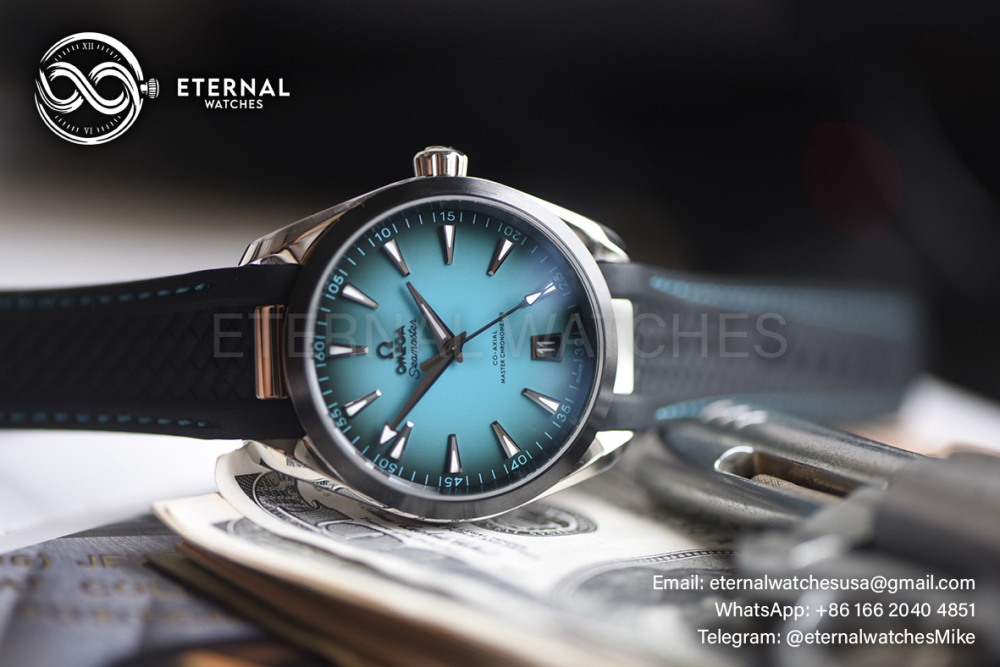 OMEGA - SUPER CLONE Aqua Terra 150m 2025 41mm RU/SS Turquoise Dial VSF A8900