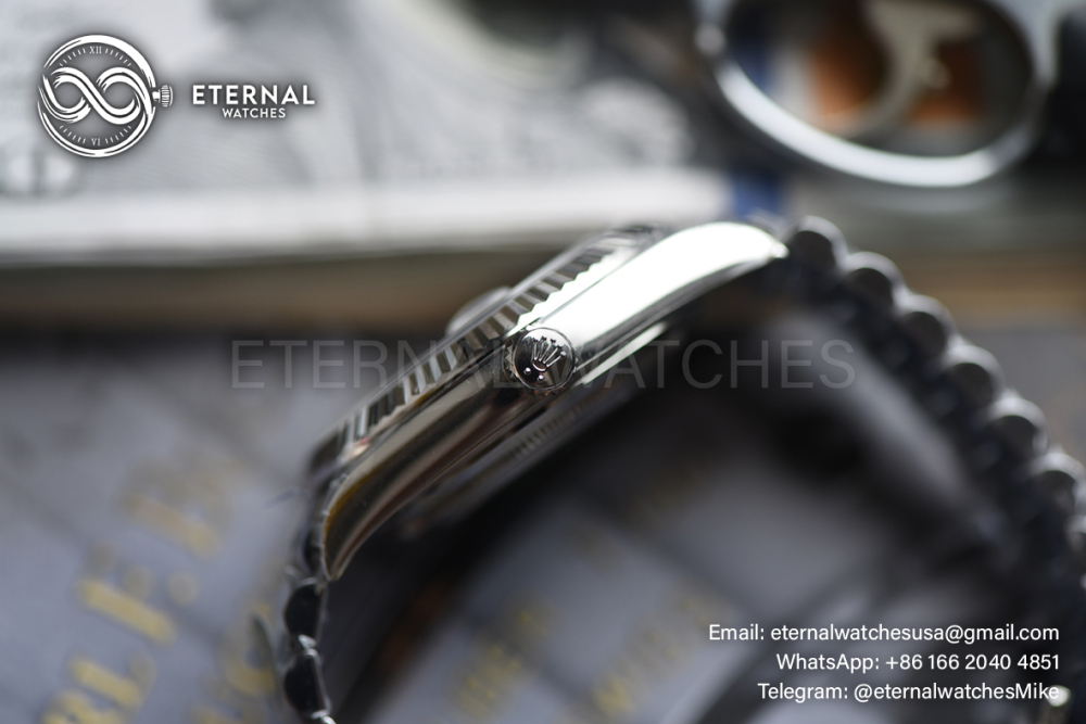 ROLEX - SUPER CLONE DayDate 228236 40mm SS/SS Meteorite/Diamond RCF V2 DD3255 (Weight Adjusted)