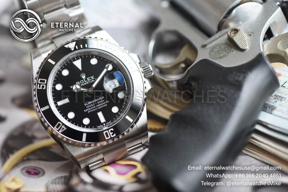 ROLEX - SUPER CLONE Submariner 126610LN 41mm SS/SS Black/Black V2 VSF DD3235