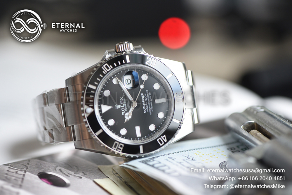 ROLEX - SUPER CLONE Submariner 126610LN 41mm SS/SS Black/Black V2 VSF DD3235