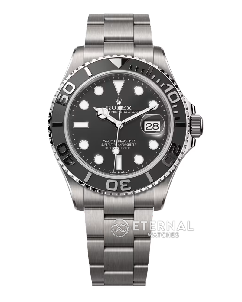 ROLEX - SUPER CLONE Yacht-Master 226627 42mm TI/TI Black/Dot VSF DD3235 Free Sprung