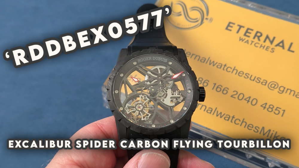 ROGER DUBUIS - Excalibur Spider RDDBEX0577 Carbon Flying Tourbillon CF/RU BBRF