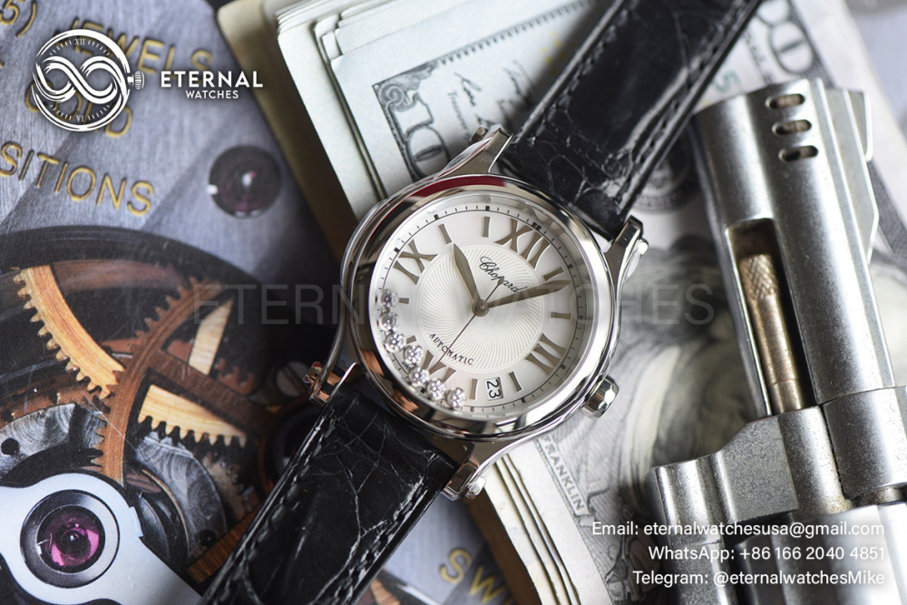 CHOPARD - Happy Sports 30mm SS/LE White YF A2892