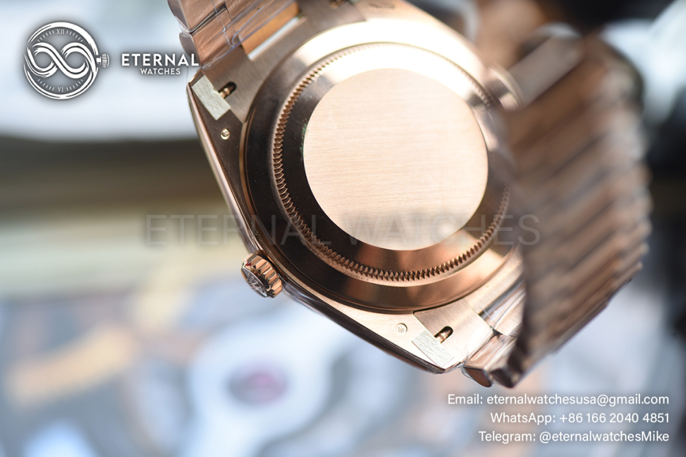 ROLEX - SUPER CLONE DayDate 228235 40mm Rose Gold Black Ombre RCF V2 (Weight Adjusted)