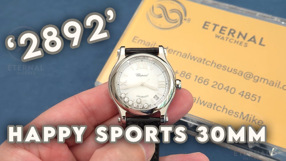 CHOPARD - Happy Sports 30mm SS/LE White YF A2892