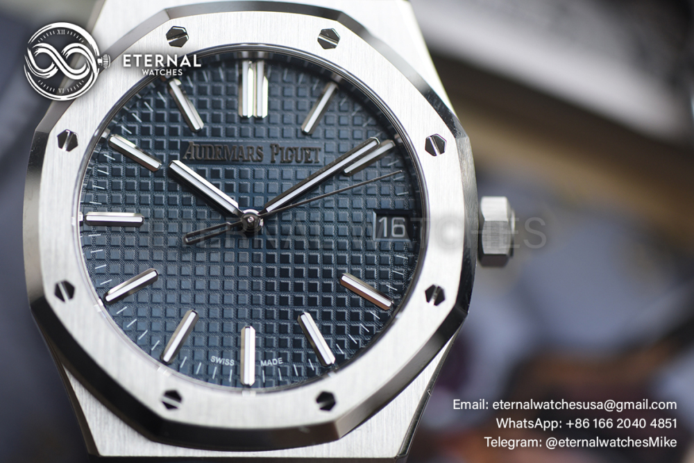 AUDMARS PIGUET - SUPER CLONE Royal Oak 41mm 15510 SS/SS Blue Dial VSF DD4302