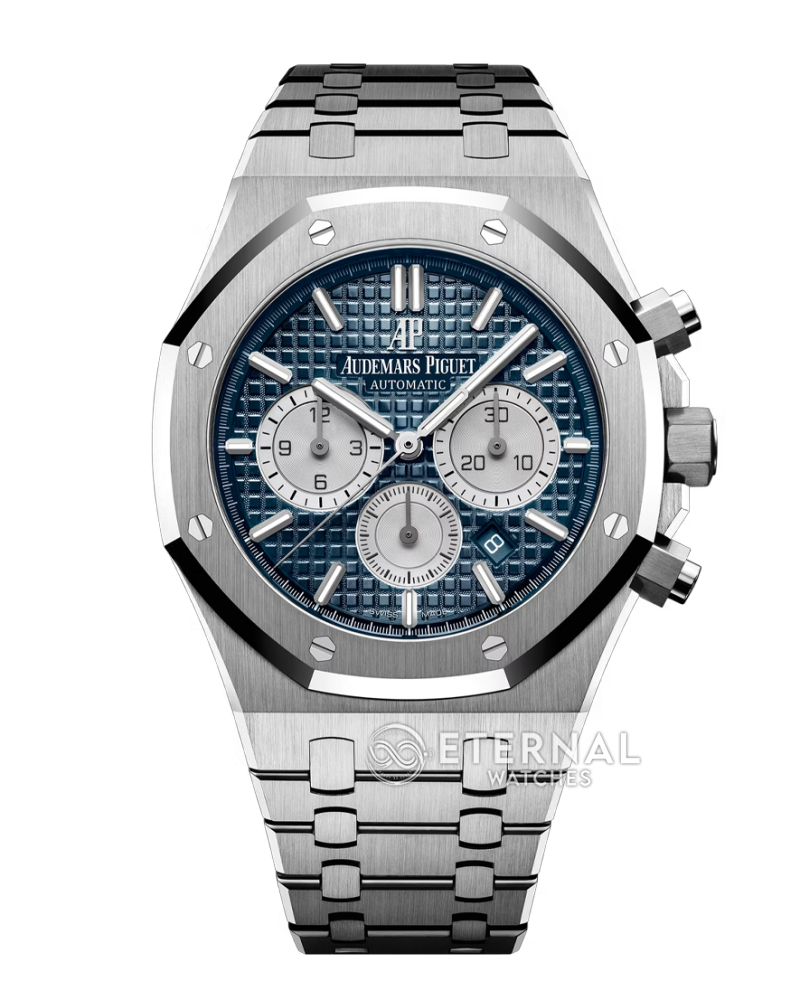 AUDEMARS PIGUET - SUPER CLONE Royal Oak Chronograph 26331ST 41mm SS/SS Blue/White APSF DD4801