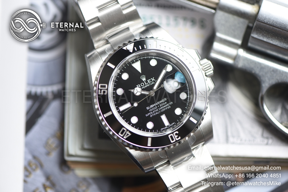 ROLEX - SUPER CLONE Submariner 116610LN 40mm SS/SS Black Dial VSF VS3135